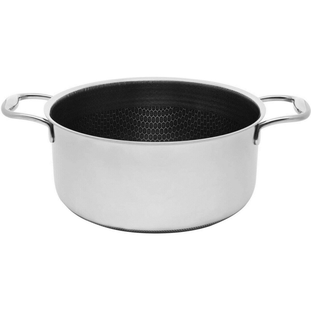 Casserole with Lid Kohersen 71104 Silver Stainless steel Aluminium Ø 24 cm 4,9 L