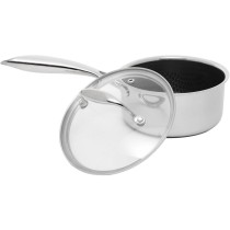 Casserole with lid Kohersen 71102 Silver Ø 16 cm 1,6 L