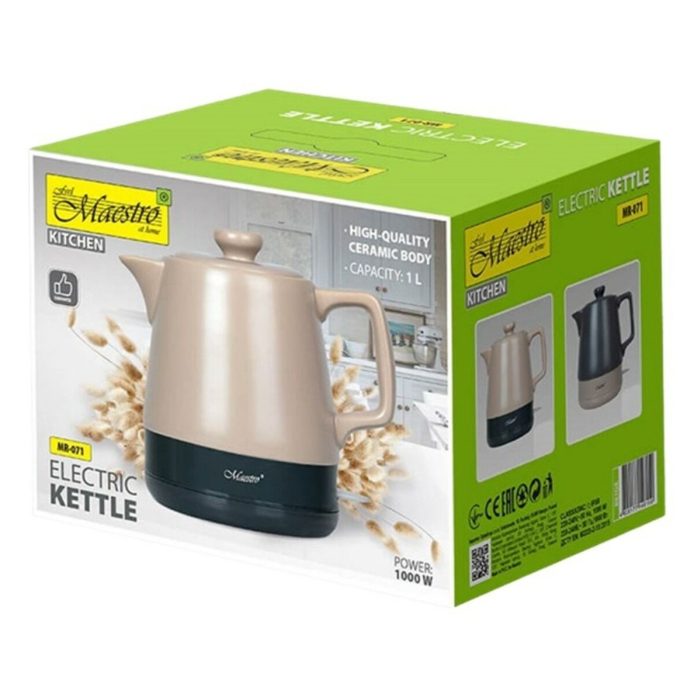 Bouilloire Feel Maestro Blanc Céramique 1000 W