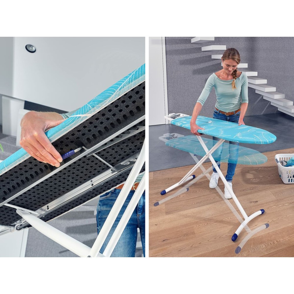 Ironing board Leifheit 72588 Blue White Metal Floral