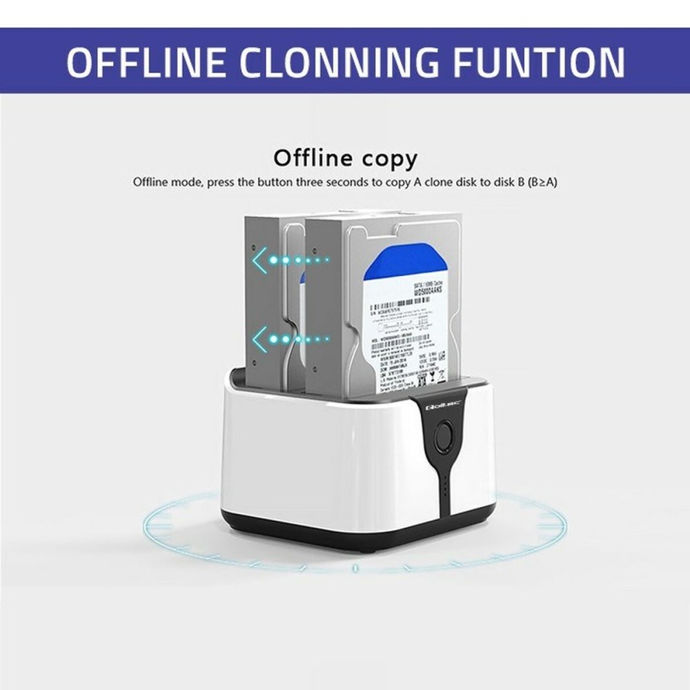 Base de charge Qoltec 50309