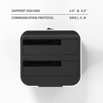 Base de charge Qoltec 50309