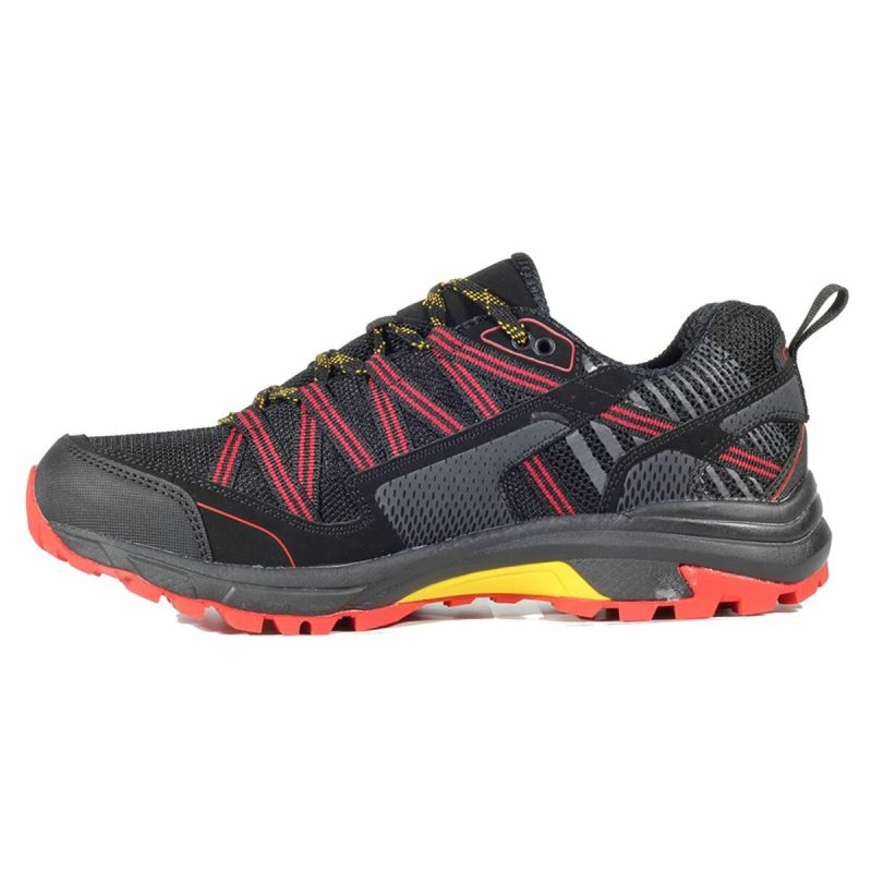 Men's Trainers Hi-Tec Gravel Red Black