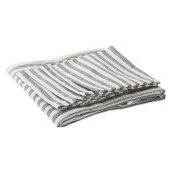 Tischdecke und Servietten DKD Home Decor 150 x 150 x 0,5 cm Grau Weiß grün