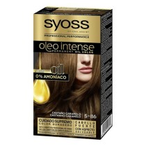 Teinture permanente Syoss Olio Intense Sans ammoniaque Nº 5,86 Marron Caramel