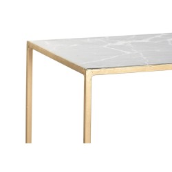 Jeu de 2 tables DKD Home Decor Blanc Noir Doré 100 x 28 x 80 cm