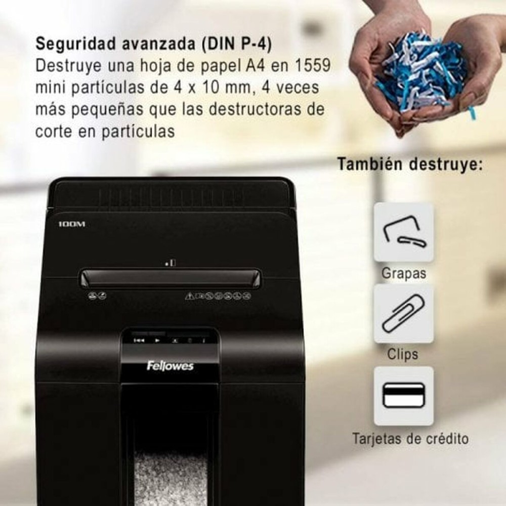 Mikroschnitt-Aktenvernichter Fellowes AutoMax 100M 23 L