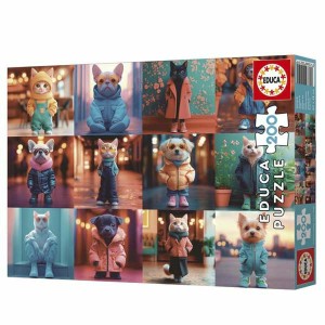 Puzzle Educa 20219 Fashion Animals 200 Stücke