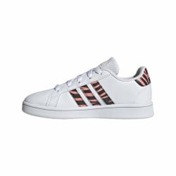 Kinder Sportschuhe Adidas Grand Court Print Weiß