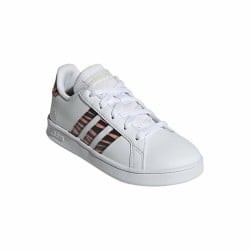 Kinder Sportschuhe Adidas Grand Court Print Weiß