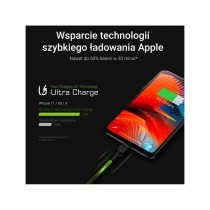 Lightning Cable Green Cell KABGCSET05