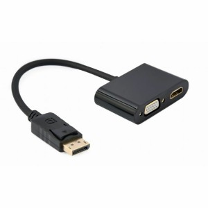 Adaptateur DisplayPort vers HDMI GEMBIRD A-DPM-HDMIFVGAF-01 Noir 10 cm