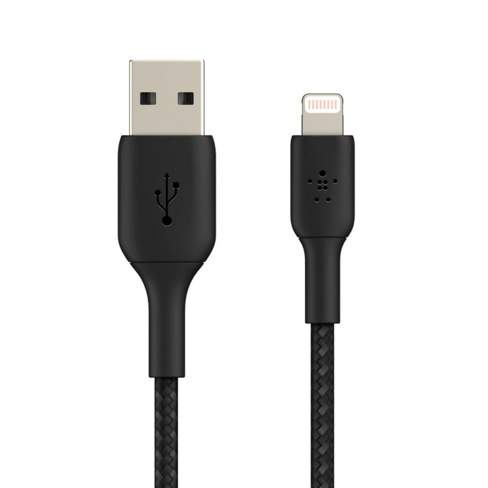 Câble Lightning Belkin CAA002BT2MBK Noir 2 m (1 Unité)