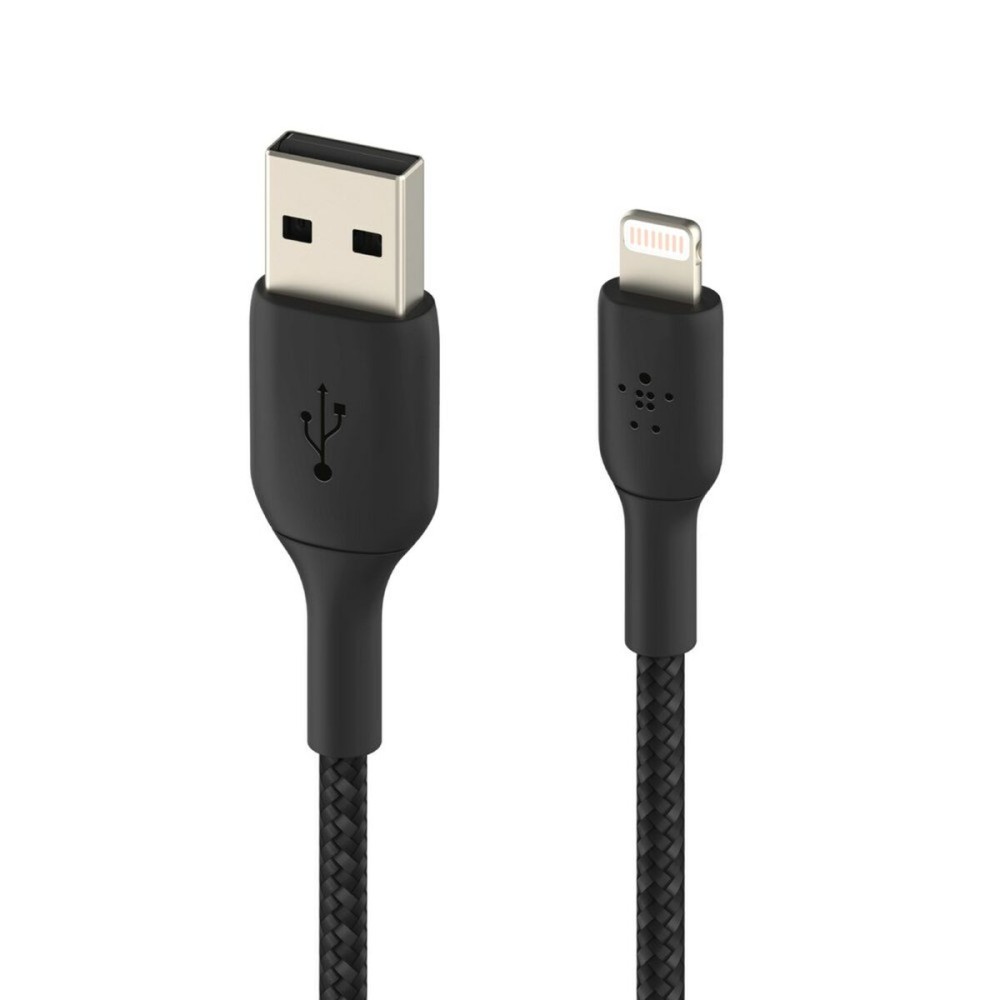 Câble Lightning Belkin CAA002BT2MBK Noir 2 m (1 Unité)