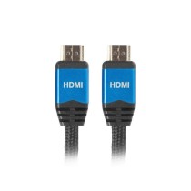 Câble HDMI Lanberg CA-HDMI-20CU-0030-BL Noir 3 m 4K Ultra HD Prise Mâle/Prise Mâle