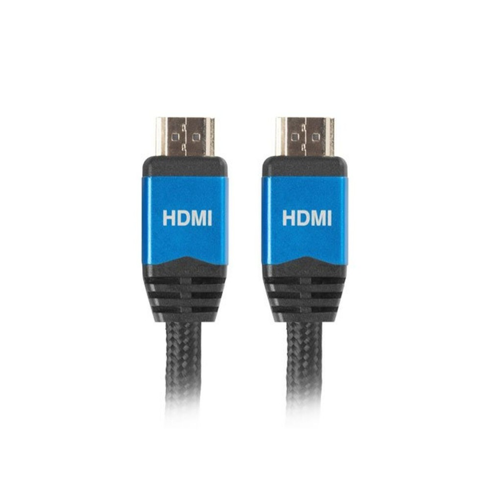 Câble HDMI Lanberg CA-HDMI-20CU-0030-BL Noir 3 m 4K Ultra HD Prise Mâle/Prise Mâle