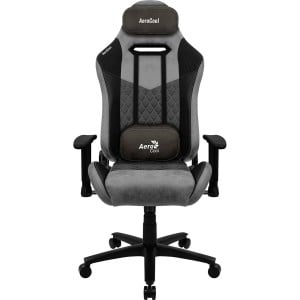 Chaise de jeu Aerocool DUKE AeroSuede 180º Noir Gris