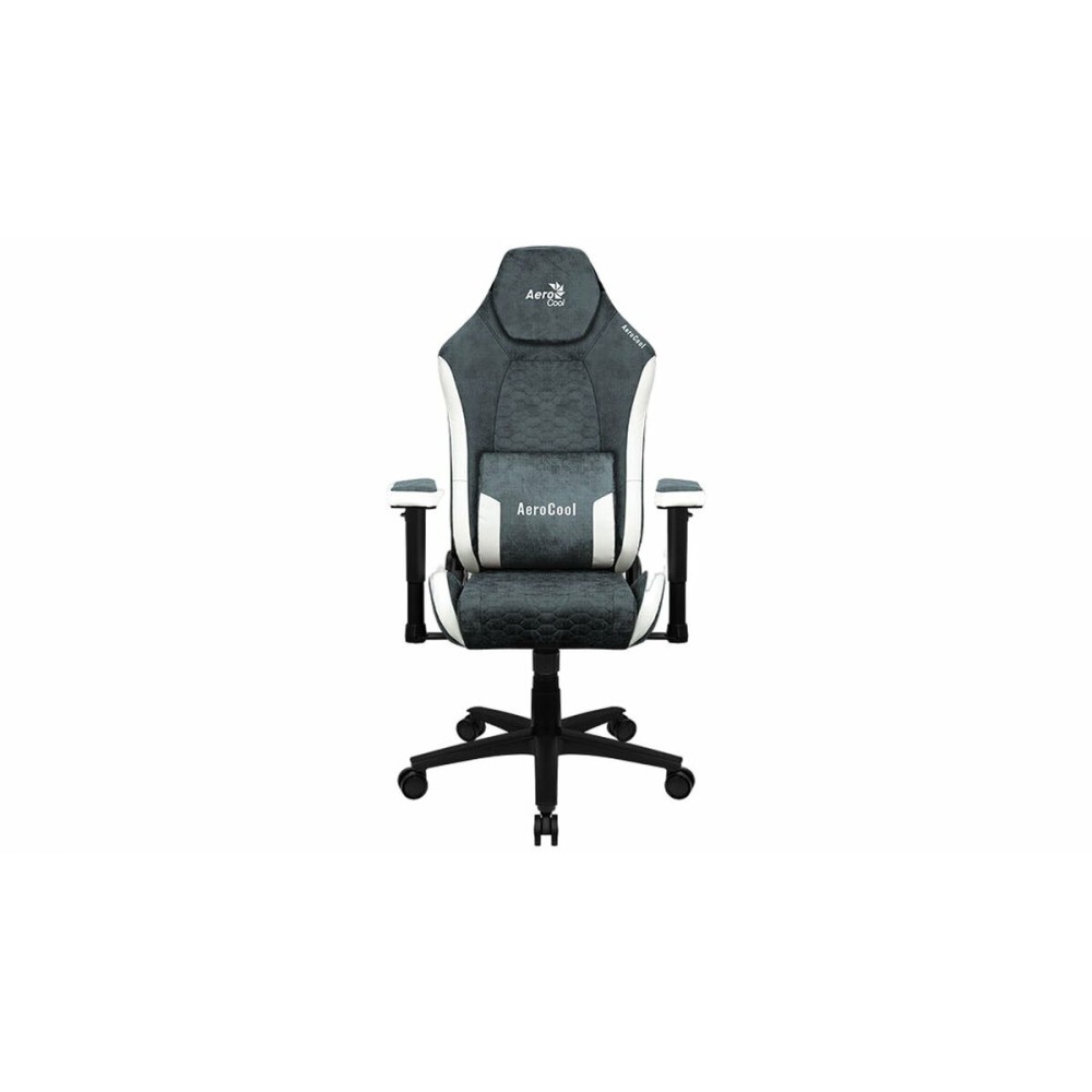 Chaise de jeu Aerocool Crown AeroSuede Bleu Noir Acier