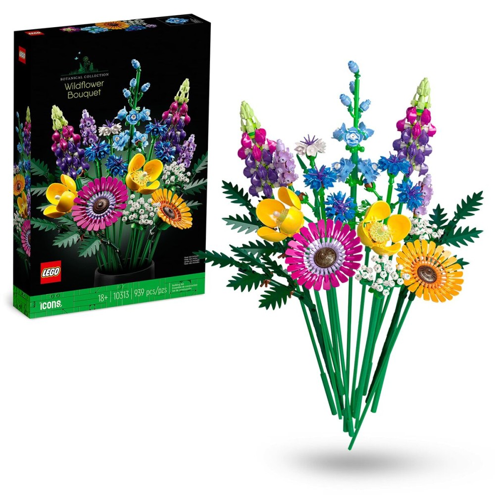 Construction set Lego RAMO DE FLORES DE VIENTO 939 Pieces