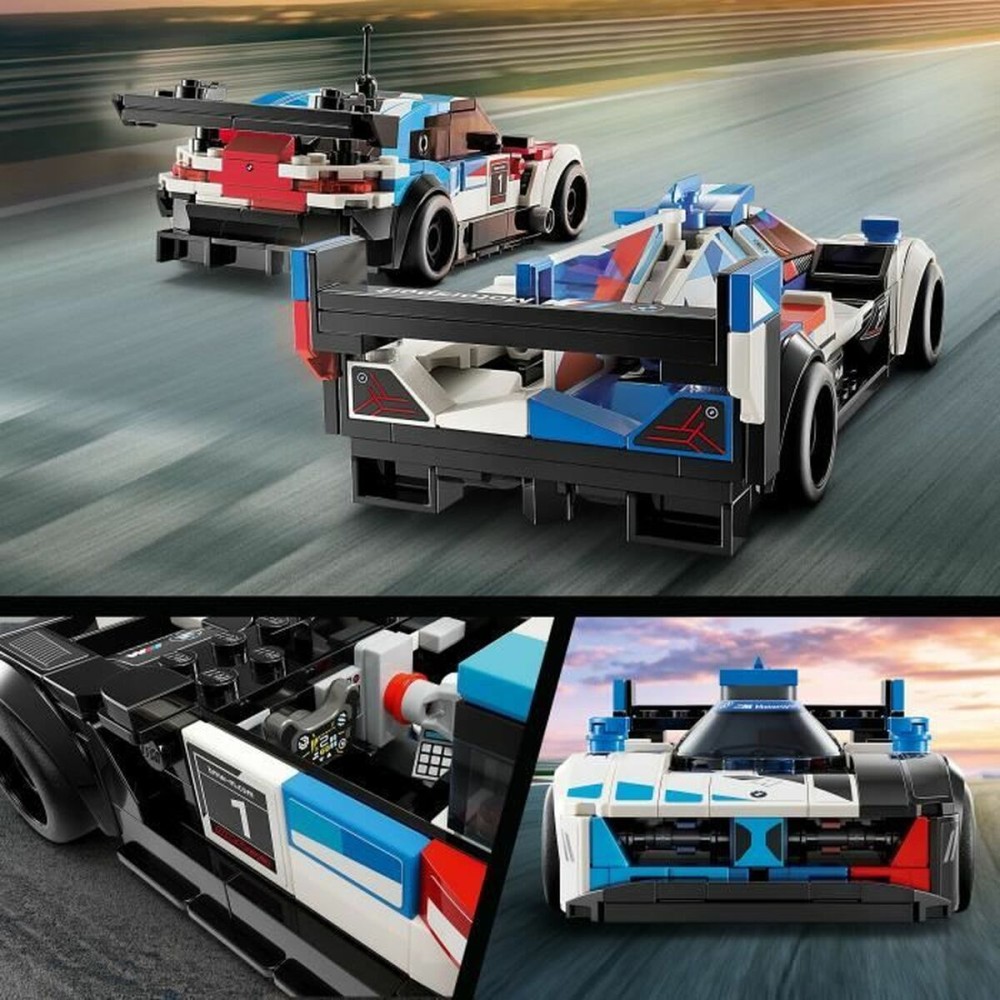 Set de construction Lego BMW M4 GT3 & BMW M Hybrid V8 Multicouleur