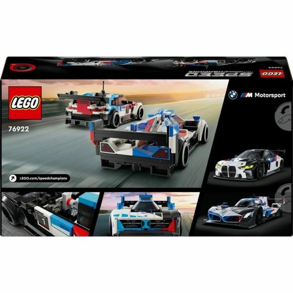 Set de construction Lego BMW M4 GT3 & BMW M Hybrid V8 Multicouleur