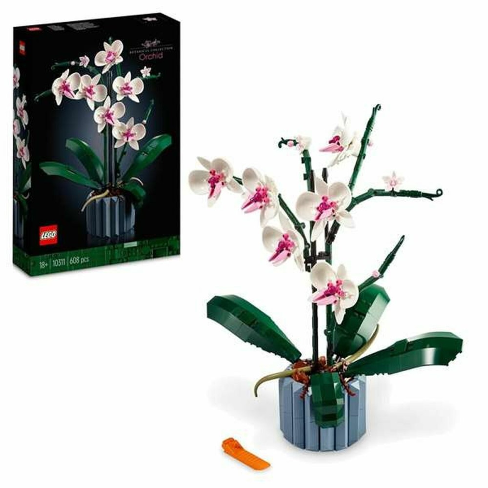 Construction set Lego 10311 ORQUÍDEA Blue Multicolour 608 Pieces