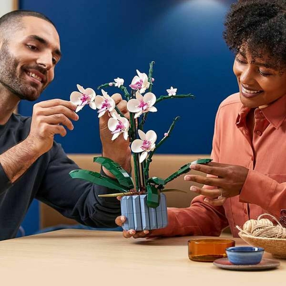 Construction set Lego 10311 ORQUÍDEA Blue Multicolour 608 Pieces