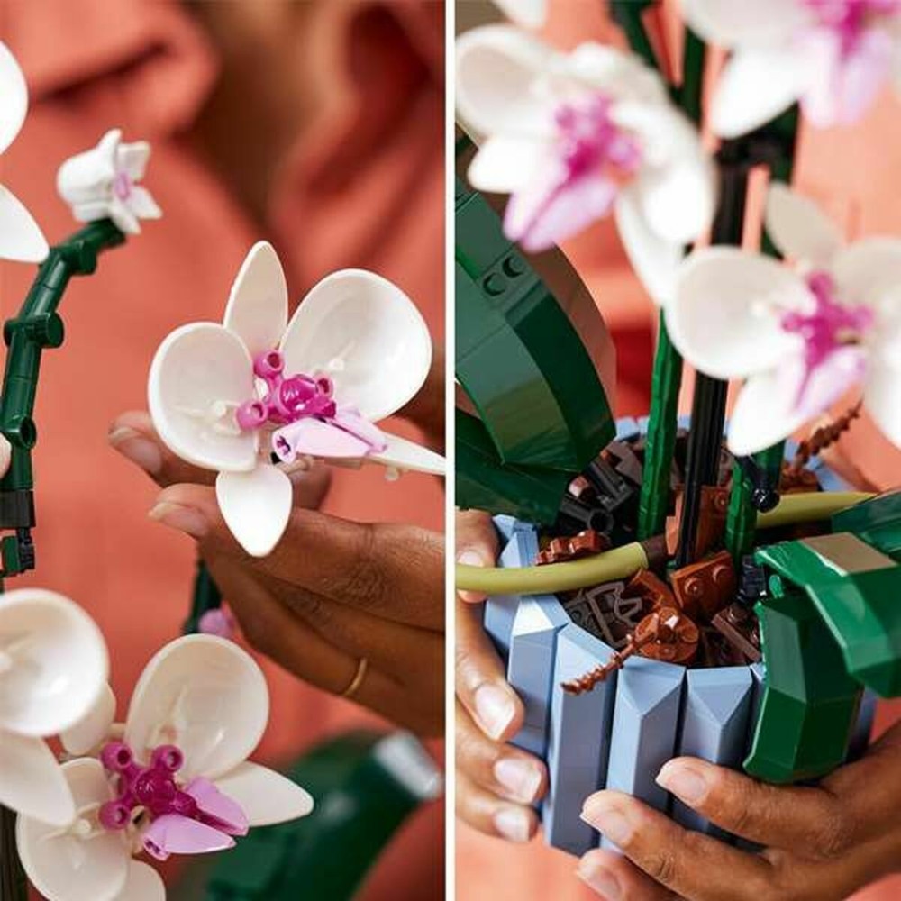 Construction set Lego 10311 ORQUÍDEA Blue Multicolour 608 Pieces