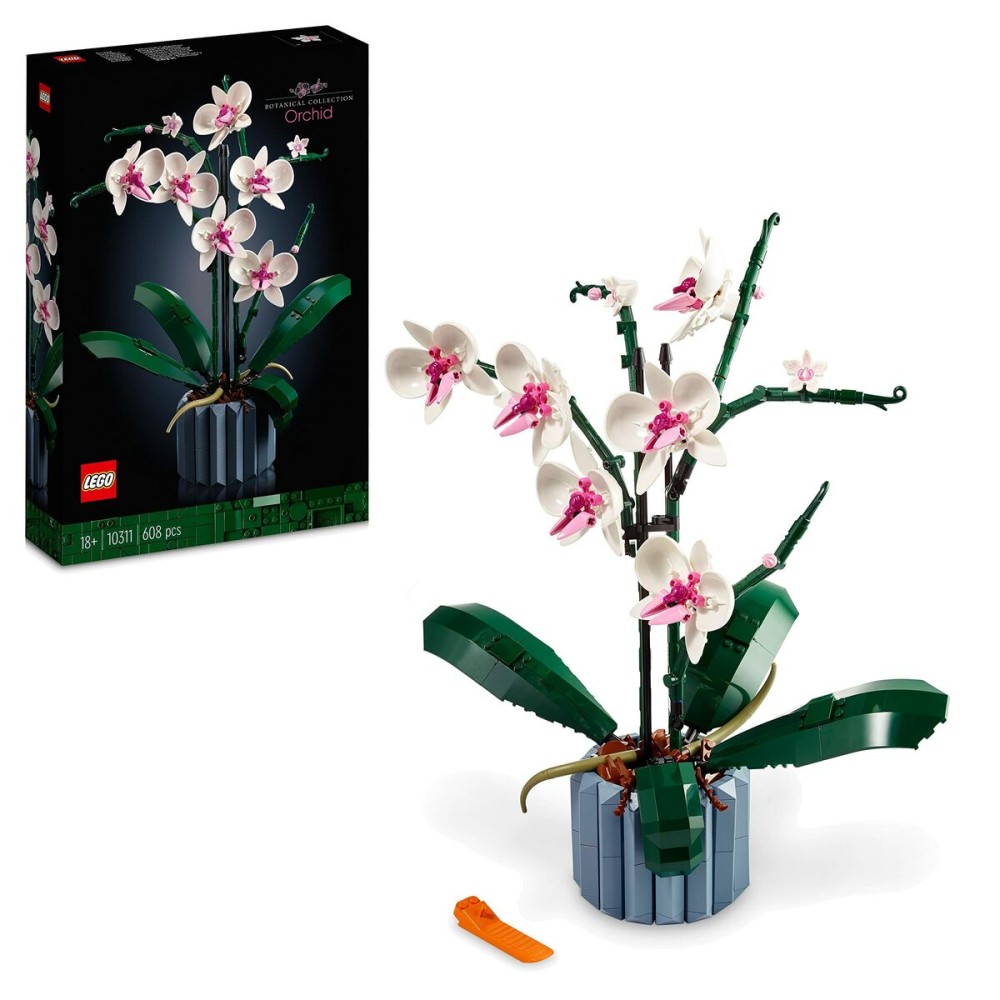 Construction set Lego 10311 ORQUÍDEA Blue Multicolour 608 Pieces