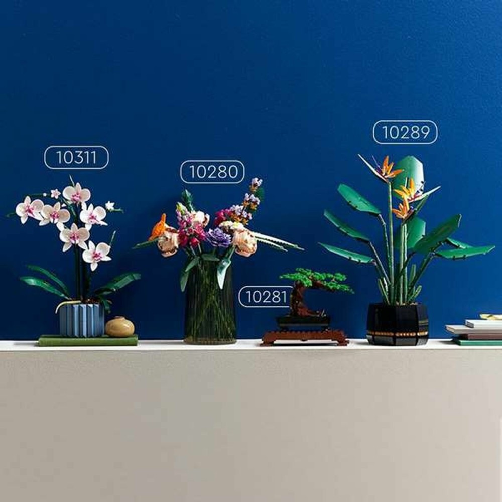 Construction set Lego 10311 ORQUÍDEA Blue Multicolour 608 Pieces
