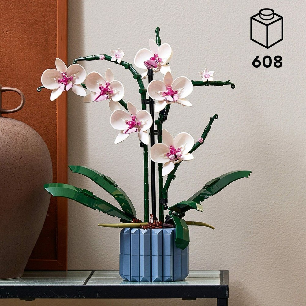 Construction set Lego 10311 ORQUÍDEA Blue Multicolour 608 Pieces