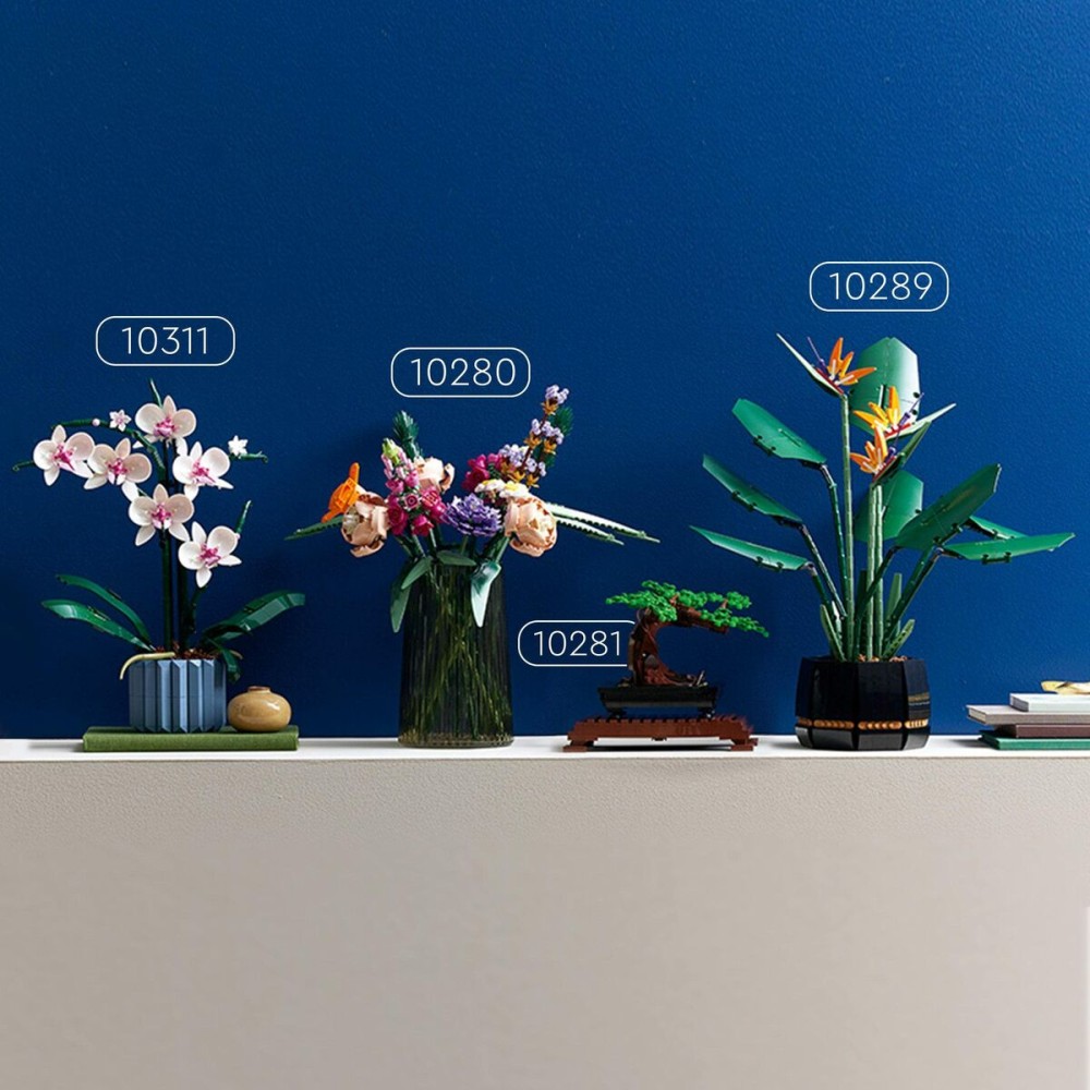 Construction set Lego 10311 ORQUÍDEA Blue Multicolour 608 Pieces