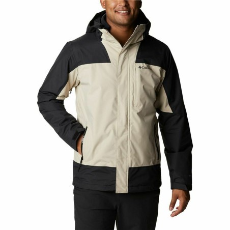 Veste pour adultes Columbia Electric Peak Noir Beige 2 en 1 Avec capuche