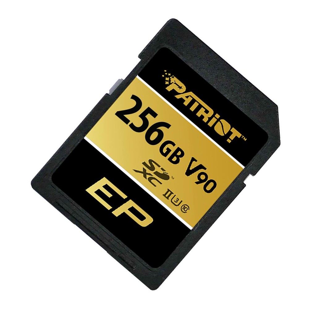 Carte Mémoire SDXC Patriot Memory PEF256GEP92SDX 256 GB UHS-II Cours 10