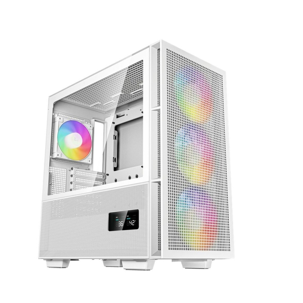 Boîtier ATX semi-tour DEEPCOOL CH560 DIGITAL WH Blanc Multicouleur