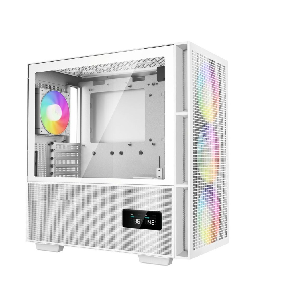 Boîtier ATX semi-tour DEEPCOOL CH560 DIGITAL WH Blanc Multicouleur