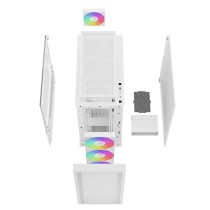 Boîtier ATX semi-tour DEEPCOOL CH560 DIGITAL WH Blanc Multicouleur