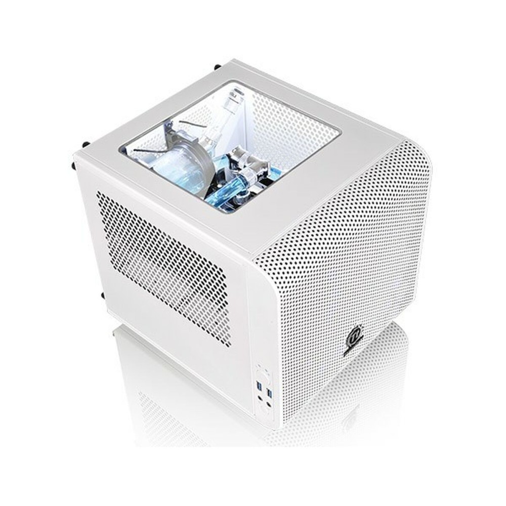 Boîtier Demi Tour Mini ITX THERMALTAKE Core V1 Snow Edition Blanc