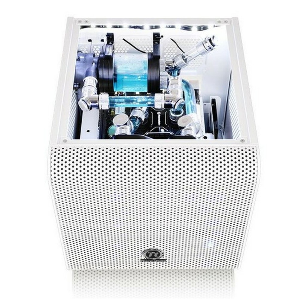 Boîtier Demi Tour Mini ITX THERMALTAKE Core V1 Snow Edition Blanc