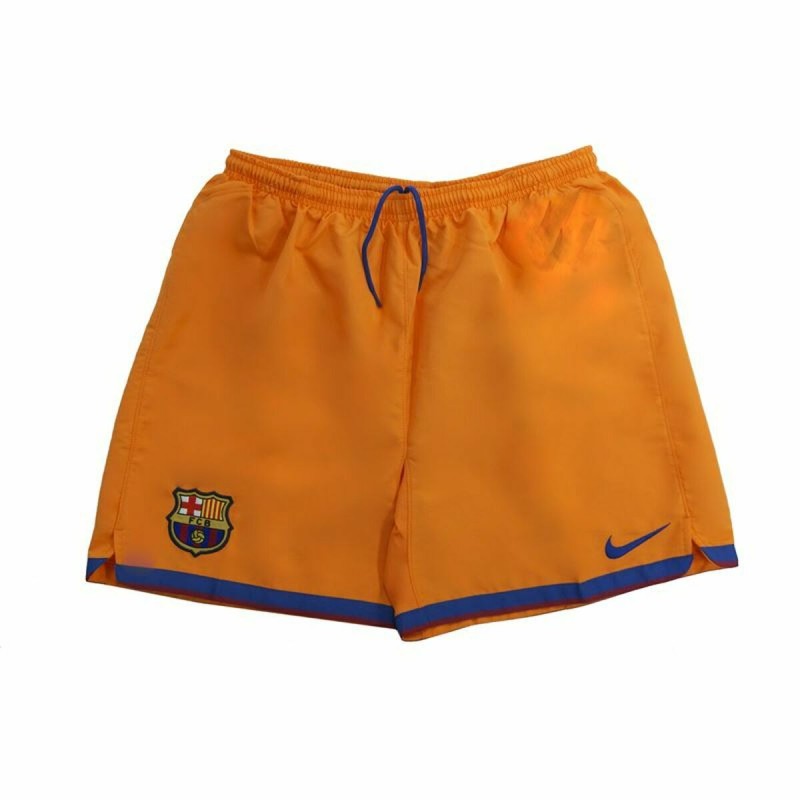 Sport Shorts for Kids Nike FC Barcelona Third Kit 07/08 Football Orange