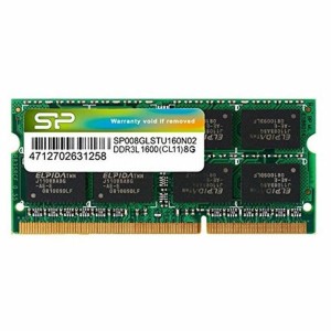 RAM Memory Silicon Power PAMSLPSOO0022 8 GB 1600 MHz DDR3-PC3-12800 8 GB 1600 mHz CL11 DDR3L