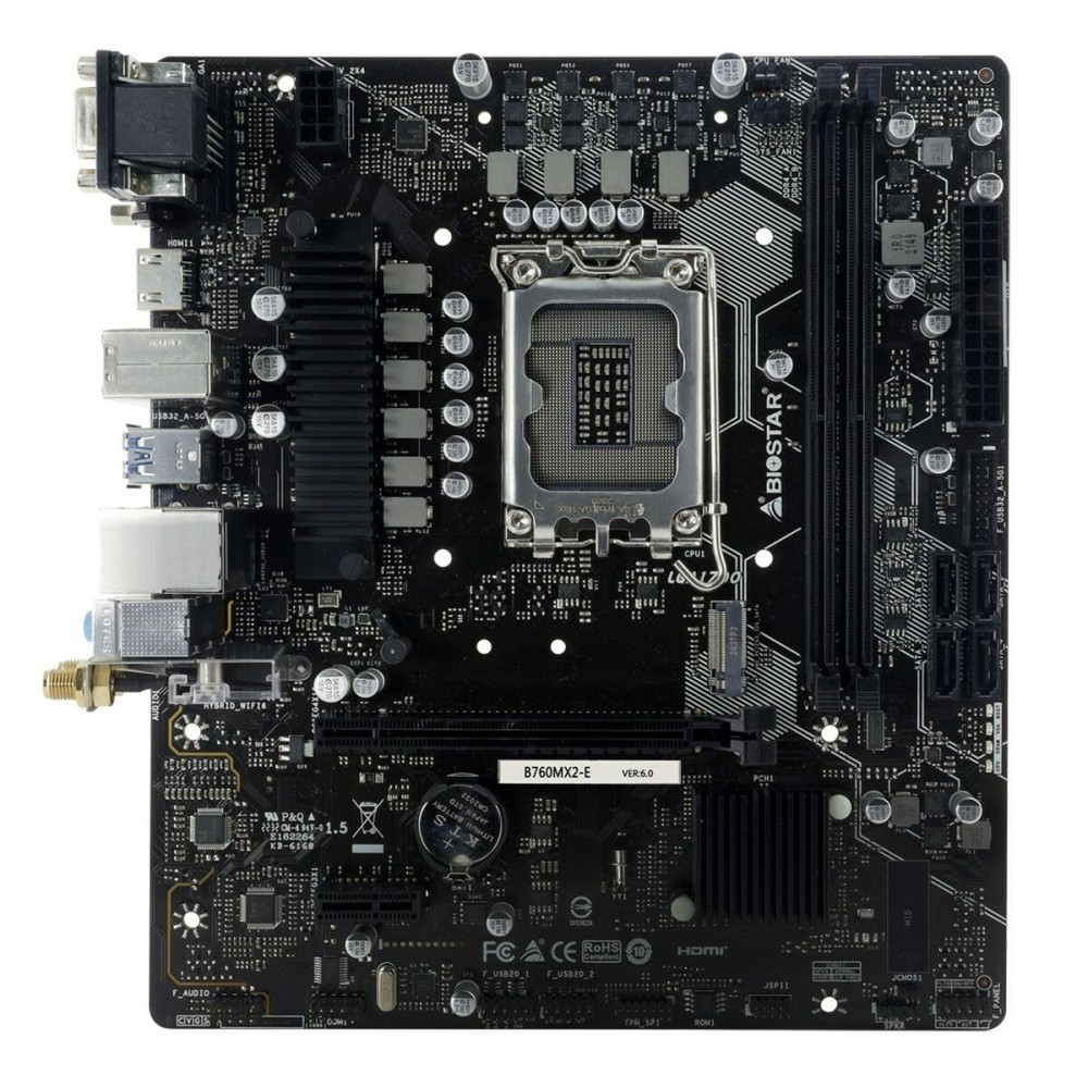Carte Mère Biostar B760MX2E LGA 1700 Intel B760
