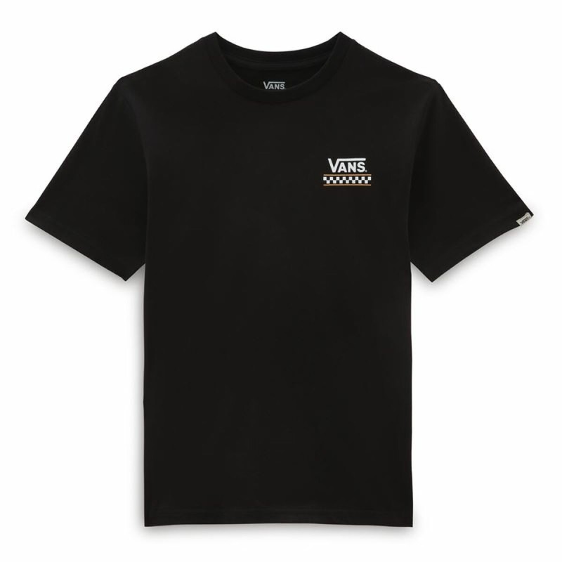 Jungen Kurzarm-T-Shirt Vans Stackton Schwarz