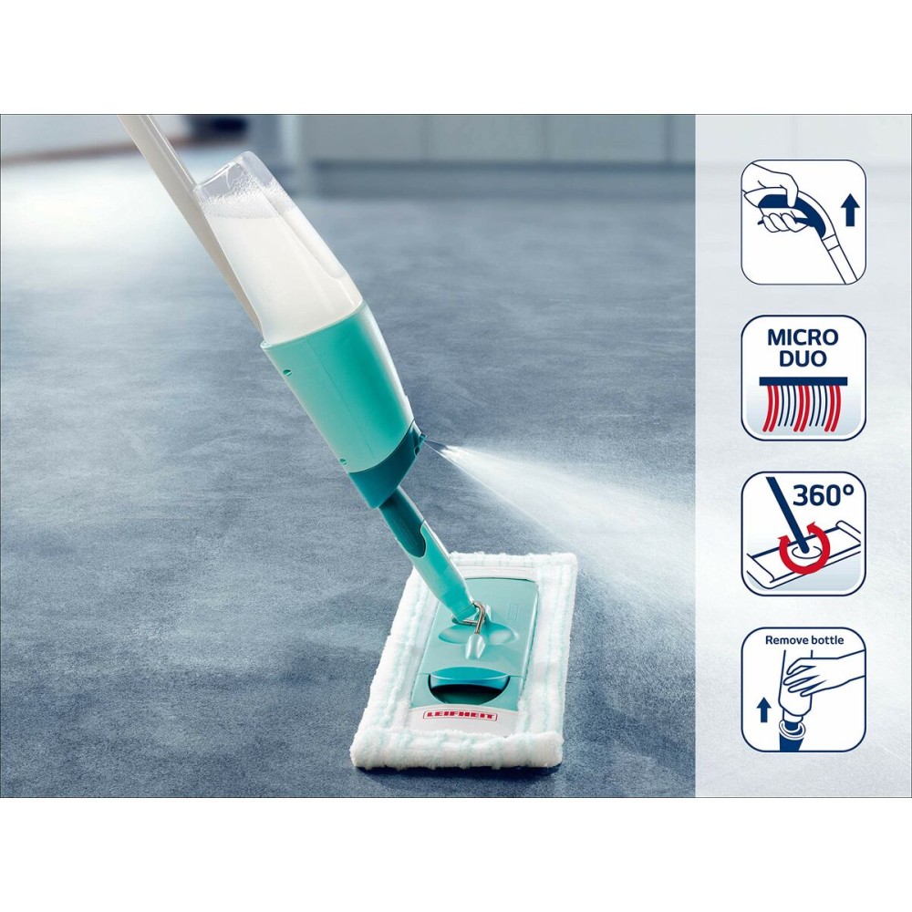 Serpillière Leifheit Easy Spray XL Blanc Vert Microfibre Plastique Pulvérisateur