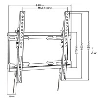 TV Halterung MacLean MC-412 32" 70" 45 kg