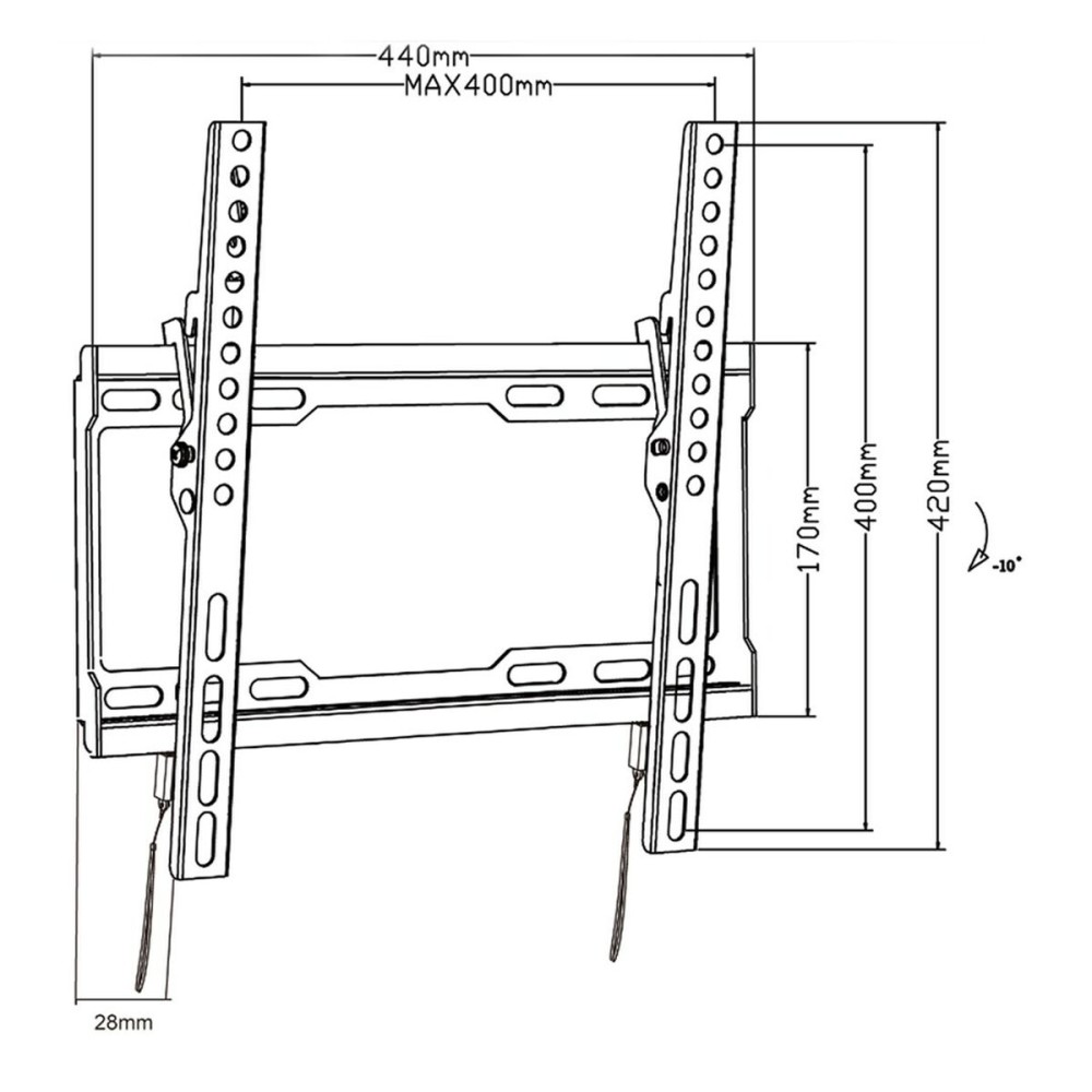 TV Halterung MacLean MC-412 32" 70" 45 kg