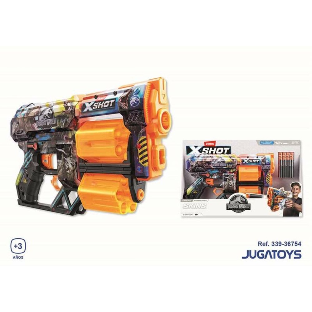 Pistolet à Fléchettes Zuru X-Shot Skins Dread Jurassic World