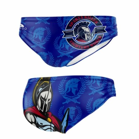 Maillot de bain homme Turbo Waterpolo Spartan Italia Bleu