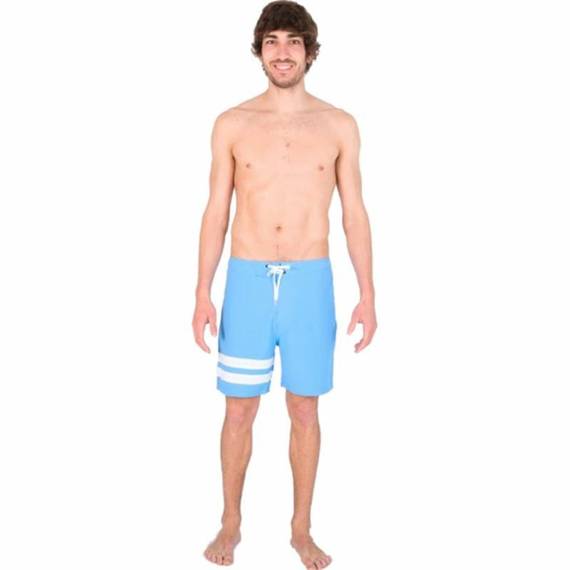 Herren Badehose Hurley Block Party 18" Himmelsblau