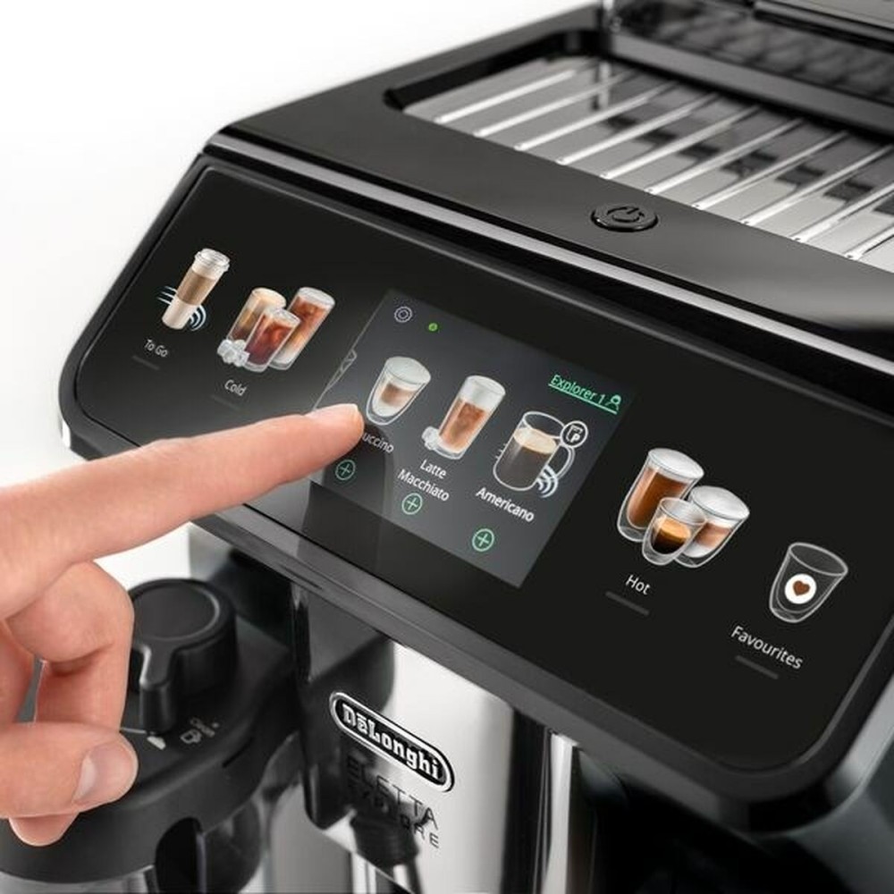 Superautomatische Kaffeemaschine DeLonghi ECAM 450.55.G Grau 1450 W 19 bar 300 g 1,8 L